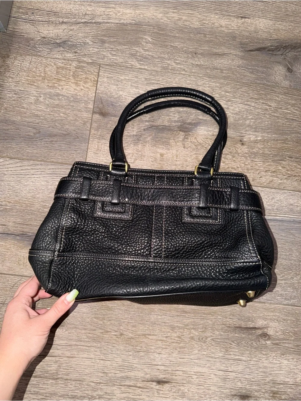 Vintage Coach Black Purse